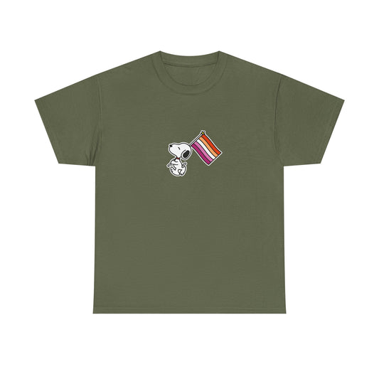 Lesbian Flag Esnupi Tee