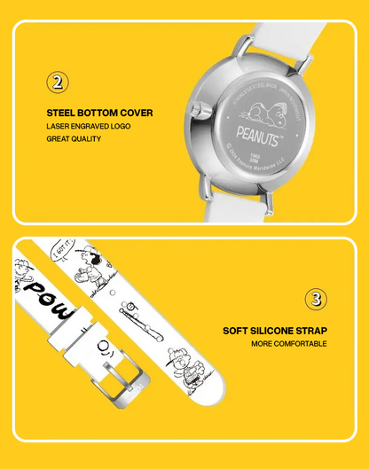 Snoopy 36mm Waterproof Quartz Watch